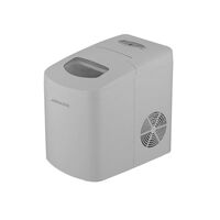 Electronic Ice Maker | 10kg Daily Production | 600g Bin Capacity | 1.7L Reservoir | Silver by GAF
