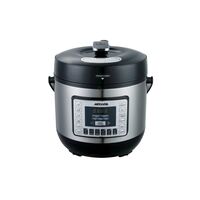 Electric Pressure Cooker 1000W | 6 Litre Capacity | Digital Control & Stainless Steel by GAF
