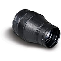 Ventilation Duct Reducer | 125mm to 150mm | Heavy Duty HDPE | Positive Lock Tabs by Allvent