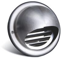 Stainless Steel Dome Grille | 125 mm Duct Size | Ember-Proof Mesh & Bushfire Compliant | Allvent