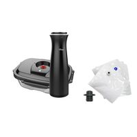 Vacuum Sealing Kit with Rechargeable Battery & LED Indicator | 2 x 1L Containers | USB Powered by GAF