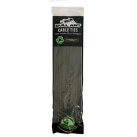 Nylon Cable Tie 100 Pack | 200mm x 4.8mm | UV Stabilised & Self-Locking | Natural by United Manufacturers Australia