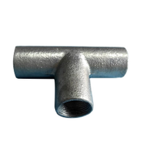 Conduit Fitting Tee | Galvanized Steel & 316 Stainless Steel | Push On Locfit Design | 20mm by United Manufacturers Australia