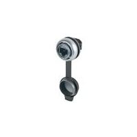 RJ45 Bulkhead Connector | Category 5e | Compact Design & Durable Titanium Bezel | Eaton