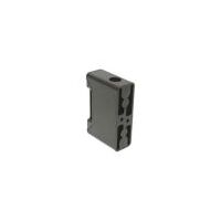 63A Front Connected Fuse Holder | 660-690V AC | Single-Pole Design | BAO TIS Compatible | Black by Eaton
