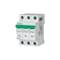 Miniature Circuit Breaker 3 Pole 6A C Curve | 6 kA Switching Capacity | IP20 Protection by Eaton