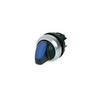 Illuminated Selector Switch | Maintained 2-Position | Thumb-Grip Actuator | Blue by Eaton