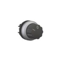 Eaton M22 Selector Switch | Rotary Head with 2 Positions | Titanium Bezel | Durable Design by Eaton