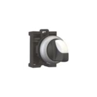 Industrial Selector Switch | Maintained 2-Position | Thumb-Grip & Titanium Bezel | Eaton