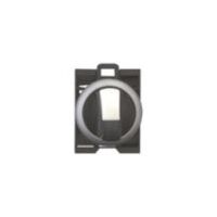 Industrial Selector Switch | Maintained 2-Position | Thumb-Grip & Titanium Bezel | Eaton