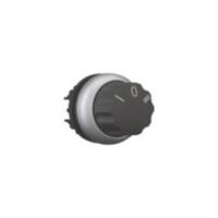 Eaton M22 Rotary Selector Switch | Momentary Action | 3 Positions | Titanium Bezel by Eaton