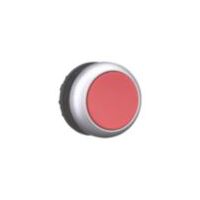 Industrial Control Pushbutton Red | Momentary Flat Design | Titanium Bezel | Compact Size by Eaton