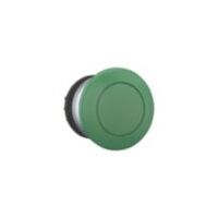 Mushroom Push Button Actuator | Momentary Operation | Green Color | Titanium Bezel by Eaton