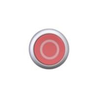 Red Momentary Pushbutton | Flat Design | Titanium Bezel | Compact Size by Eaton