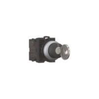 Key Operated Switch | 2 Positions | Titanium Bezel & NC/NO Contacts | Eaton