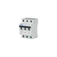 3-Pole Miniature Circuit Breaker | 2A Rated Current | C Tripping Characteristic | IP20 Protection by Eaton