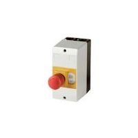 Emergency Stop Enclosure with Mushroom Push-Button | IP65 Rated | Surface Mounting | Plastic by Eaton