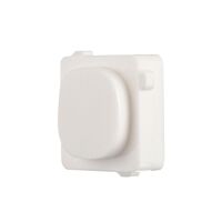 Blank Button Mech Wafer White