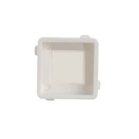Blank Button Mech Wafer White