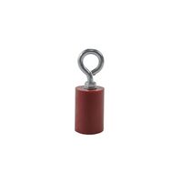 Insulated Extreme Magnet with Hook | Red | Extreme Holding Power | Durable Insulated Casing by Tuff
