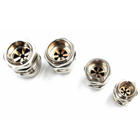EMC Multi Sized IP68 Brass Gland | 32mm Size | Adjustable Thread 18.0mm-24.5mm | Durable Brass by Tuff