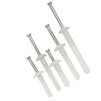 Nail Inn Anchor Mushroom Head 6.5mm | Durable Nylon | Pack of 25 by Tuff