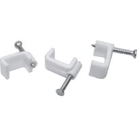 Flat Nail In Clip for 2.5mm T&E Cables | Secure Fastening | Pack of 500 by Tuff