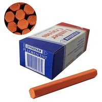 Lumber Marking Crayons Box of 12 | Fluorescent Orange | High Visibility & Heavy-Duty by GTS