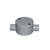 20mm Two Way Shallow Junction Box | Durable Plastic | Compact Design | Electrical Conduit by GTS