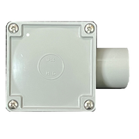 32mm Adaptable Junction Box | 1 Way Entry | Shallow Profile | Durable by GTS