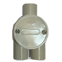 25mm Shallow J Box Y Style | Durable Plastic | Compact Design | Ideal for Electrical Installations by GTS