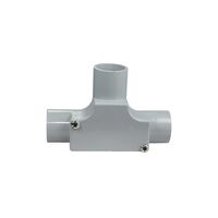 25mm Inspection Tee | Durable Plastic | Easy Access for Inspection | Compatible with 25mm Conduit by GTS