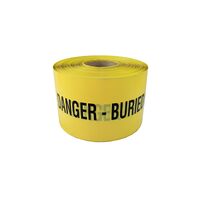 Gas Warning Tape 500m | Bright Yellow Color | Non-Detectable | Clearly Marked by GTS