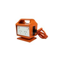 Portable RCD Power Board 4 Outlets | 10A Rated Current | Leakage Protection | Easy Plug-and-Play by GTS