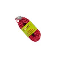 Heavy Duty Extension Lead 30M | Neon Indicator Plug | High Visibility Red | GTS