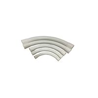 25mm Sweep Bend 90° | Durable Plastic | Smooth Cable Routing | White Finish by GTS