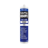 Hybrid Polymer Fast Cure Sealant & Adhesive | Solvent-Free | Flexible & Weatherproof | Black by H.B Fuller