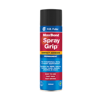 Max Bond Spray Grip Contact Adhesive | High Initial Bond Strength | Fast Tack | Translucent | H.B Fuller