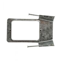 Nail Bracket Horizontal | Durable Steel Construction | Zinc Plated Finish | Box of 25 by Tesla Components