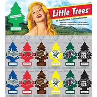 Assorted Little Trees Air Fresheners | 60 Cards | Individually Packaged | Variety of Scents by CW Brands