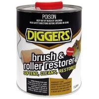 Brush & Roller Restorer | 1L Volume | Removes Hardened Paint | Compatible with Enamel & Lacquer by CW Brands