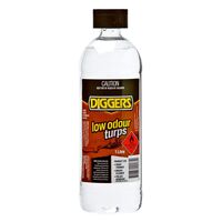 Low Odour Turps 1L | Indoor Use | Effective Brush Cleaner & Thinner | Low VOC by CW Brands