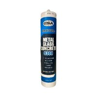 Silicone Sealant for Metal, Glass & Concrete | High Flexibility | Easy Application | White by CW Brands