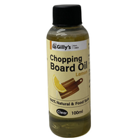 Chopping Board Oil Lemon | Food Safe Formula | Prevents Cracking & Splitting | 100g by CW Brands