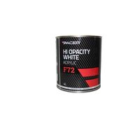 Hi Opacity White Acrylic Paint | High-Gloss Finish | Smooth Application | Automotive Use | 4 Litre by CW Brands
