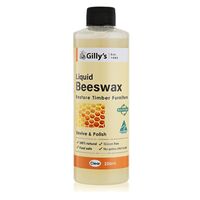 Liquid Beeswax Wood Finish | 250ml | Pure Beeswax & Natural Oils | Moisture Resistant by CW Brands