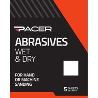 Wet and Dry Sandpaper 2000 Grit | Ultra-Fine | Moisture Resistant | 5 Sheets by CW Brands