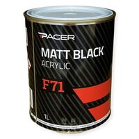 Automotive Paint 1L | Matte Black Finish | Smooth Application & Professional Results by CW Brands