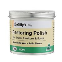 Clear Restoring Polish for Wood & Leather | Easy Application | Protects Against Damage | 200ml by CW Brands
