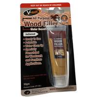Wood Filler 50g | Ready-Mixed & Paintable | Water-Based & Easy Cleanup by CW Brands